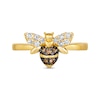 Thumbnail Image 4 of Le Vian Diamond Bee Ring 1/4 ct tw 14K Honey Gold