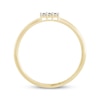 Thumbnail Image 2 of Diamond Three-Stone Stackable Ring 10K Yellow Gold