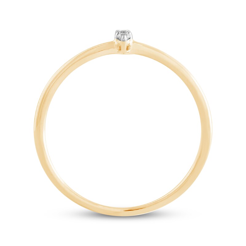 Main Image 2 of Diamond Stackable Ring 10K Yellow Gold