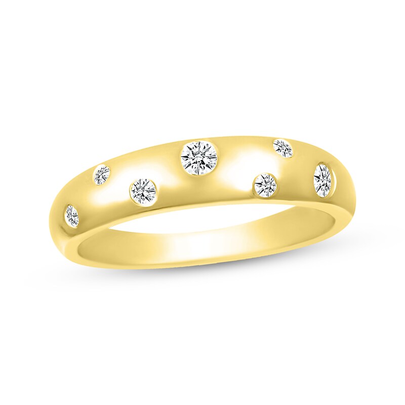 Diamond Bubbles Ring 1/6 ct tw 10K Yellow Gold