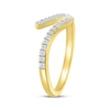 Thumbnail Image 1 of Diamond Bypass Ring 1/6 ct tw 10K Yellow Gold