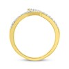 Thumbnail Image 2 of Diamond Bypass Ring 1/6 ct tw 10K Yellow Gold