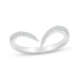 Diamond Deconstructed Contour Ring 1/5 ct tw 10K White Gold