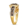 Thumbnail Image 1 of Le Vian Chocolate Waterfall Diamond Ring 1 ct tw 14K Honey Gold