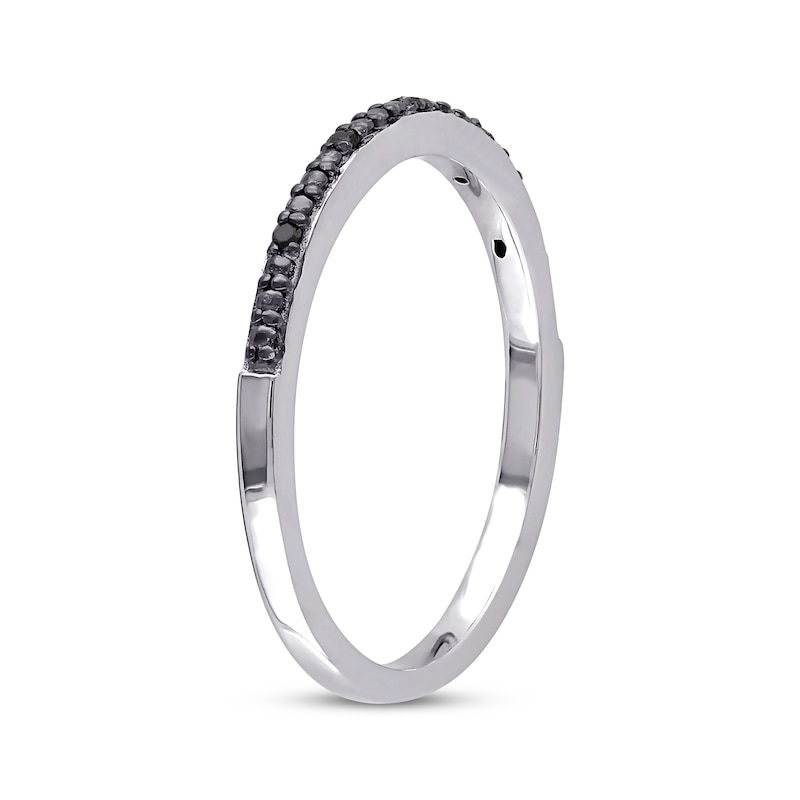 Main Image 2 of Black Diamond Ring Sterling Silver