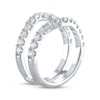Thumbnail Image 1 of Lab-Created Diamonds by KAY Diamond Enhancer Ring 1-1/2 ct tw Round-cut 14K White Gold