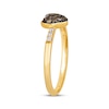 Thumbnail Image 1 of Godiva x Le Vian Diamond Heart Ring 1/4 ct tw 14K Honey Gold