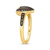 Thumbnail Image 2 of Godiva x Le Vian Diamond Heart Ring 1/3 ct tw 14K Honey Gold
