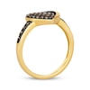 Thumbnail Image 3 of Godiva x Le Vian Diamond Heart Ring 1/3 ct tw 14K Honey Gold
