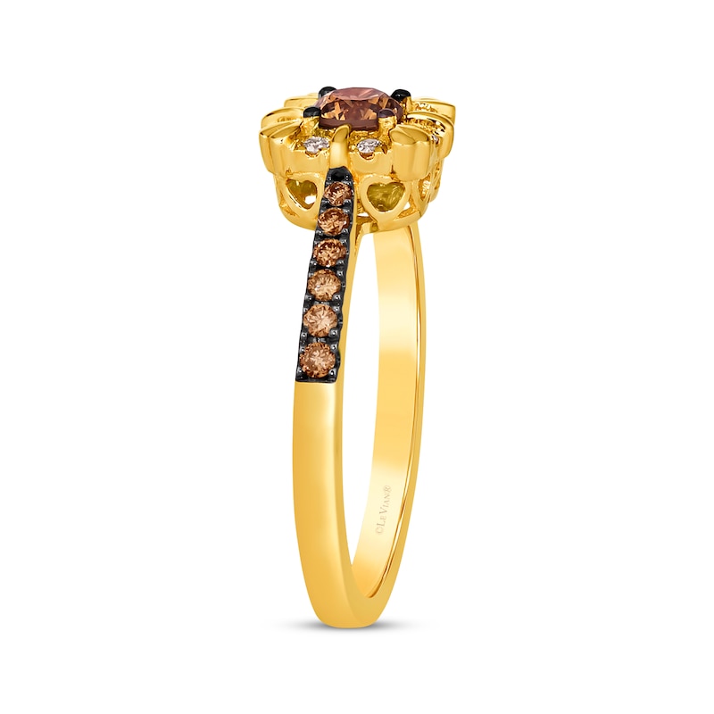 Main Image 2 of Le Vian Diamond Ring 1/2 ct tw 14K Honey Gold