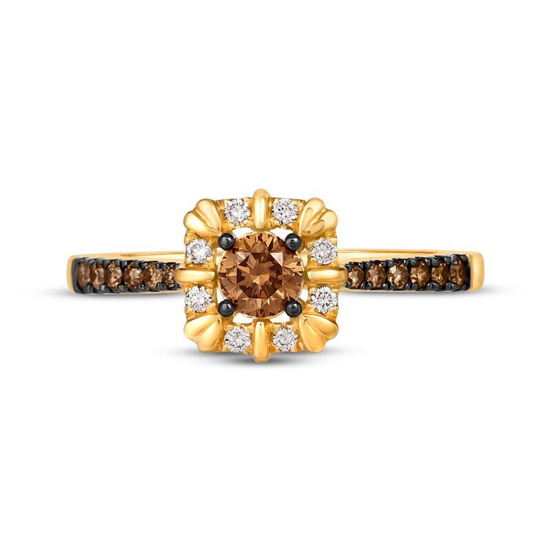 Main Image 4 of Le Vian Diamond Ring 1/2 ct tw 14K Honey Gold