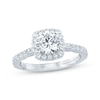 Thumbnail Image 0 of Monique Lhuillier Bliss Round Diamond Engagement Ring 1-5/8 ct tw 18K White Gold