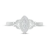 Thumbnail Image 3 of Multi-Diamond Marquise Frame Butterfly Promise Ring 1/10 ct tw Sterling Silver