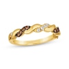 Thumbnail Image 0 of Le Vian Chocolate Twist Round-Cut Diamond Ring 1/3 ct tw 14K Honey Gold