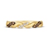 Thumbnail Image 3 of Le Vian Chocolate Twist Round-Cut Diamond Ring 1/3 ct tw 14K Honey Gold