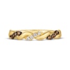 Thumbnail Image 4 of Le Vian Chocolate Twist Round-Cut Diamond Ring 1/3 ct tw 14K Honey Gold