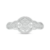 Thumbnail Image 2 of Diamond Milgrain Promise Ring 1/5 ct tw Sterling Silver