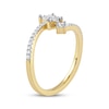 Thumbnail Image 1 of Diamond Bypass Promise Ring 1/4 ct tw 10K Yellow Gold