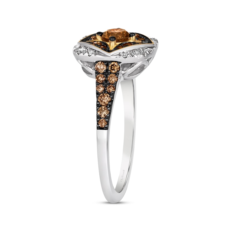 Main Image 2 of Le Vian Chocolate Diamond Ring 7/8 ct tw 14K Two-Tone Gold
