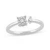 Thumbnail Image 0 of Diamond Promise Ring 1/6 ct tw 10K White Gold