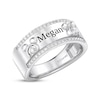Thumbnail Image 2 of Disney Treasures Mickey & Minnie Mouse Diamond Ring 1/4 ct tw Sterling Silver