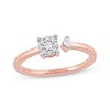 Thumbnail Image 0 of Diamond Promise Ring 1/6 ct tw 10K Rose Gold