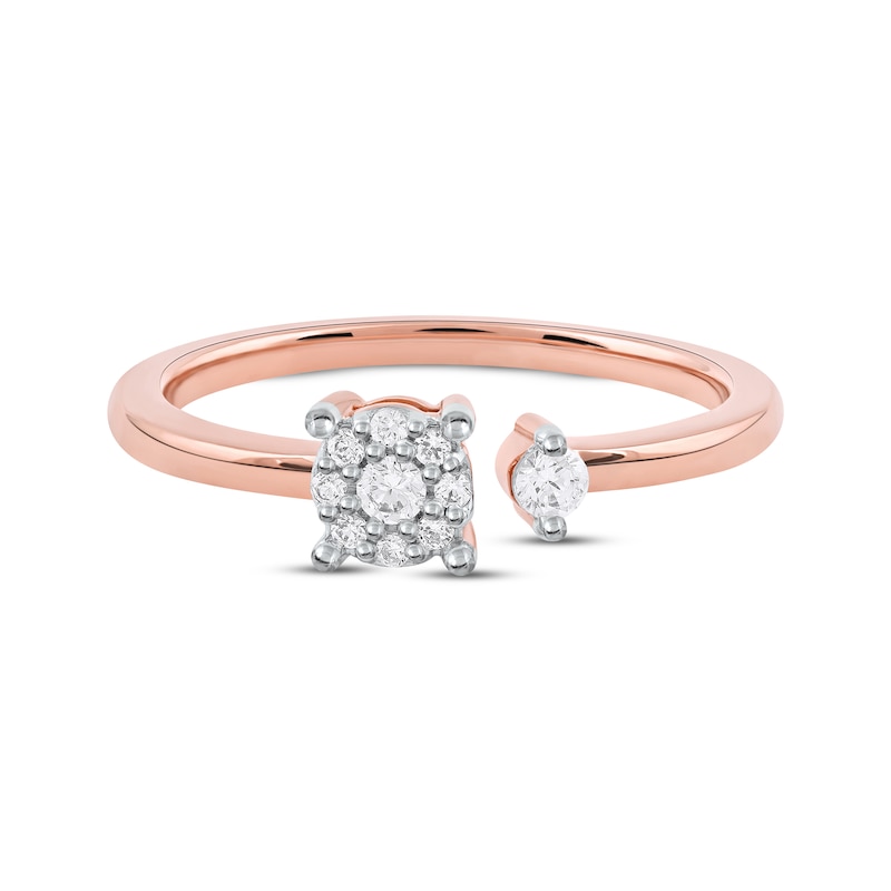 Diamond Promise Ring 1/6 ct tw 10K Rose Gold