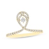 Thumbnail Image 0 of Love Entwined Round-Cut Diamond Fashion Ring 1/3 ct tw 10K Yellow Gold