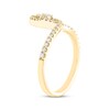 Thumbnail Image 2 of Love Entwined Round-Cut Diamond Fashion Ring 1/3 ct tw 10K Yellow Gold