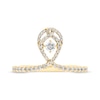 Thumbnail Image 2 of Love Entwined Round-Cut Diamond Fashion Ring 1/3 ct tw 10K Yellow Gold