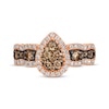 Thumbnail Image 3 of Le Vian Chocolate Waterfall Diamond Ring 1 ct tw 14K Strawberry Gold