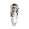 Thumbnail Image 1 of Le Vian Chocolate Waterfall Diamond Ring 1-1/5 ct tw 14K Vanilla Gold