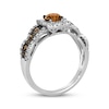 Thumbnail Image 2 of Le Vian Chocolate Waterfall Diamond Ring 1-1/5 ct tw 14K Vanilla Gold