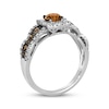Thumbnail Image 3 of Le Vian Chocolate Waterfall Diamond Ring 1-1/5 ct tw 14K Vanilla Gold