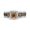 Thumbnail Image 4 of Le Vian Chocolate Waterfall Diamond Ring 1-1/5 ct tw 14K Vanilla Gold
