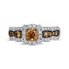 Thumbnail Image 3 of Le Vian Chocolate Waterfall Diamond Ring 1-1/5 ct tw 14K Vanilla Gold