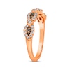 Thumbnail Image 2 of Le Vian Chocolate Waterfall Diamond Ring 3/8 ct tw 14K Strawberry Gold