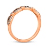 Thumbnail Image 3 of Le Vian Chocolate Waterfall Diamond Ring 3/8 ct tw 14K Strawberry Gold