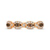Thumbnail Image 4 of Le Vian Chocolate Waterfall Diamond Ring 3/8 ct tw 14K Strawberry Gold