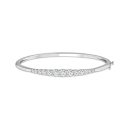 KAY Lab-Grown Diamonds Round-Cut Bangle Bracelet 2 ct tw 14K White Gold