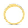 Thumbnail Image 2 of Round-Cut Diamond Ribbon Ring 1/5 ct tw 10K Yellow Gold