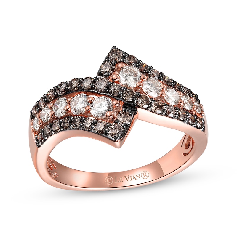 Le Vian Chocolate Diamond Ring 1 ct tw 14K Strawberry Gold