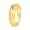 Thumbnail Image 1 of Men’s Diamond Yin-Yang Band 1/20 ct tw 10K Yellow Gold