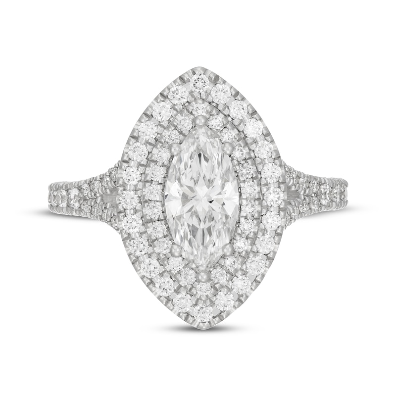 Main Image 3 of Neil Lane Artistry Marquise-Cut Lab-Grown Diamond Engagement Ring 1-7/8 ct tw 14K White Gold