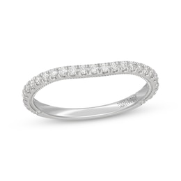 Neil Lane Artistry Lab-Grown Diamond Curved Wedding Band 1/3 ct tw 14K White Gold