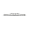 Thumbnail Image 3 of Neil Lane Artistry Lab-Grown Diamond Curved Wedding Band 1/3 ct tw 14K White Gold
