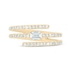 Thumbnail Image 2 of Emerald-Cut Diamond Faux-Stack Ring 7/8 ct tw 14K Yellow Gold