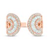 Baguette & Round-Cut Diamond Deconstructed Fan Ring 1-1/3 ct tw 14K Rose Gold