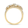 Thumbnail Image 2 of Oval & Round-Cut Diamond Multi-Row Scatter Ring 3 ct tw 14K Yellow Gold