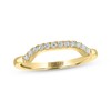 Thumbnail Image 1 of THE LEO Legacy Lab-Grown Diamond Contour Wedding Band 1/8 ct tw 14K Yellow Gold